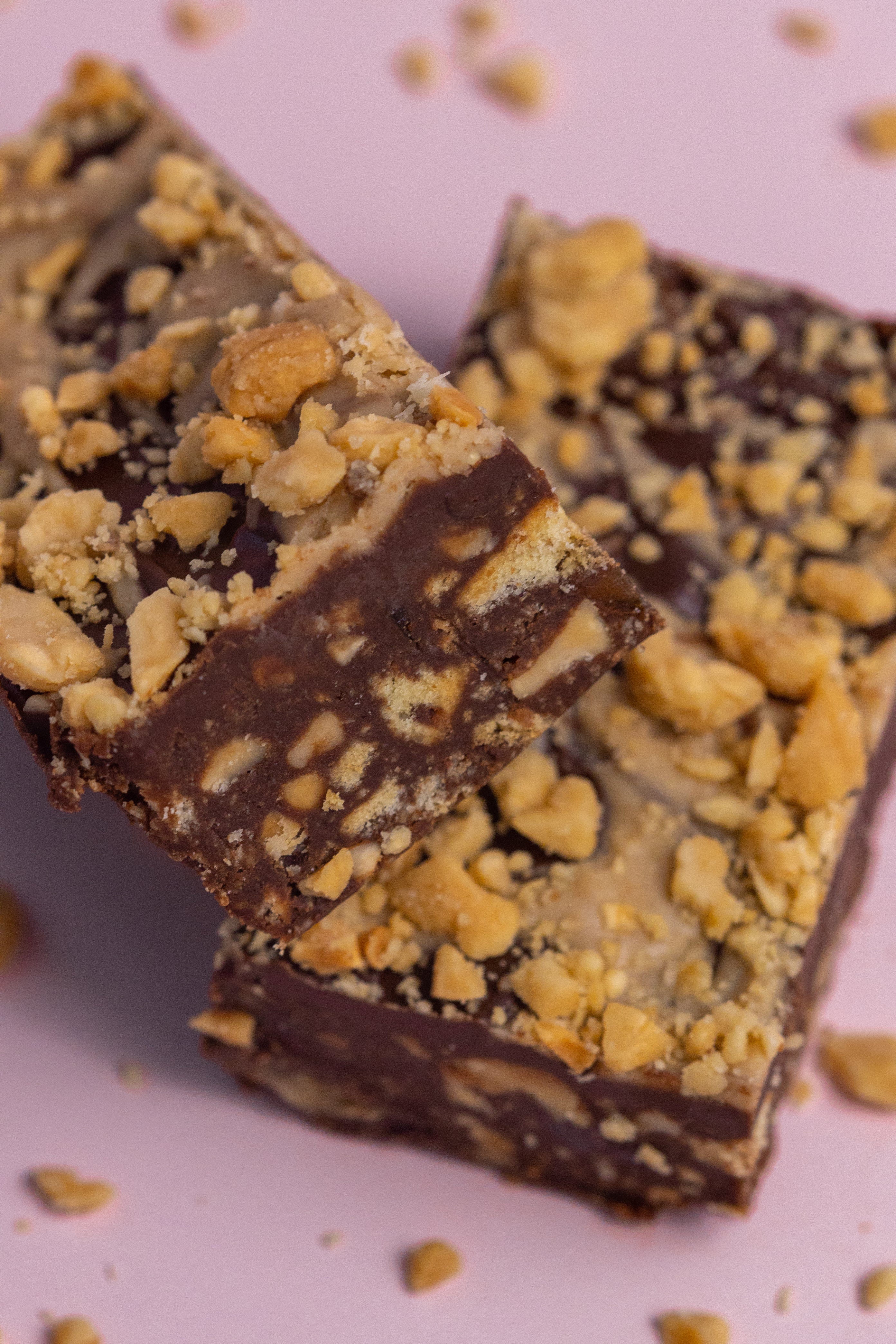 8 x Peanut Butter Crunch Tiffin Bars