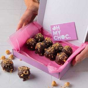 10 x Hazelnut Chocolate Truffles