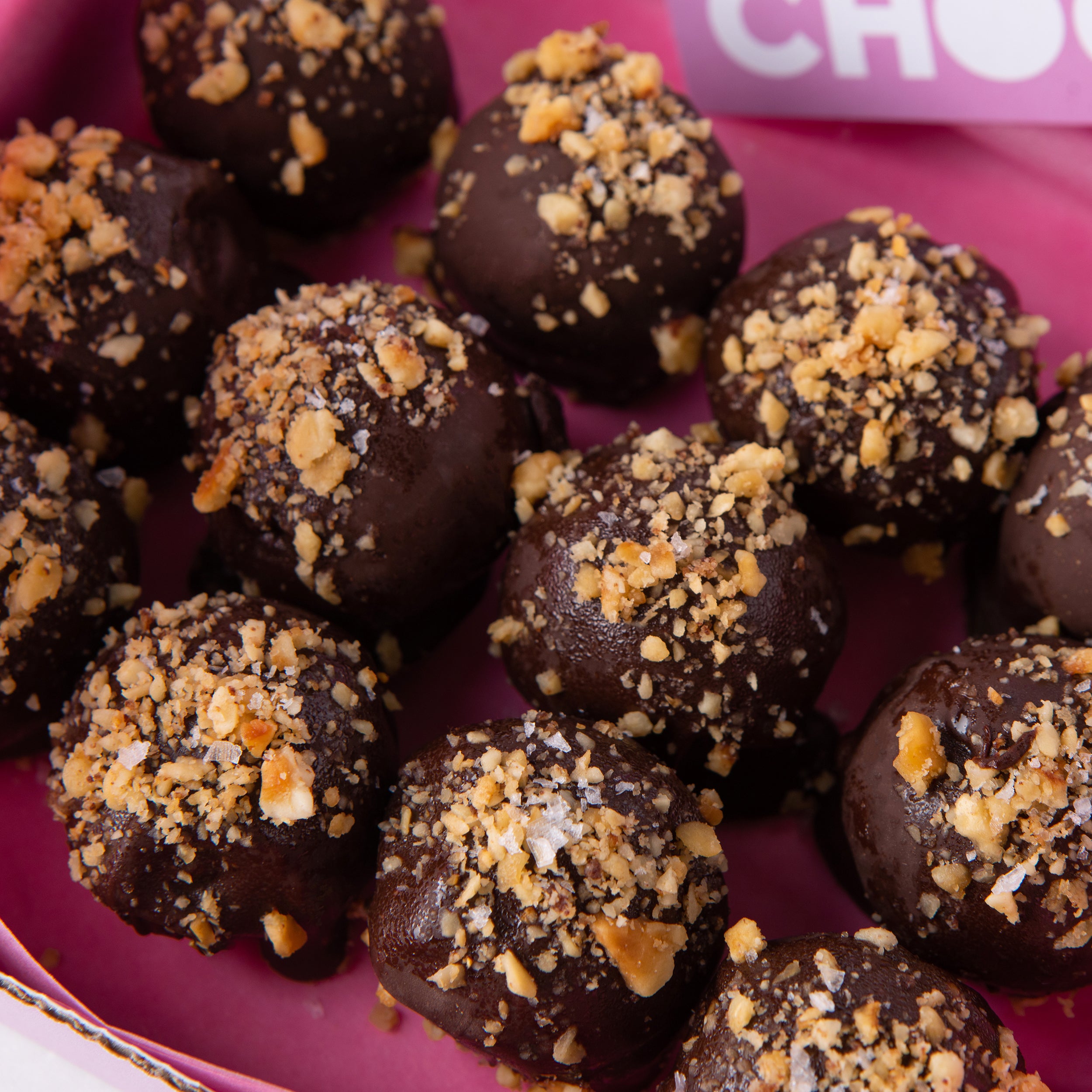 10 x Hazelnut Chocolate Truffles