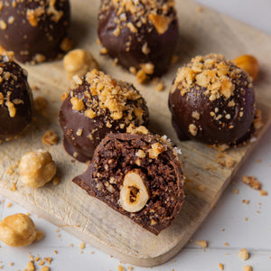 12 x Hazelnut Chocolate Truffles