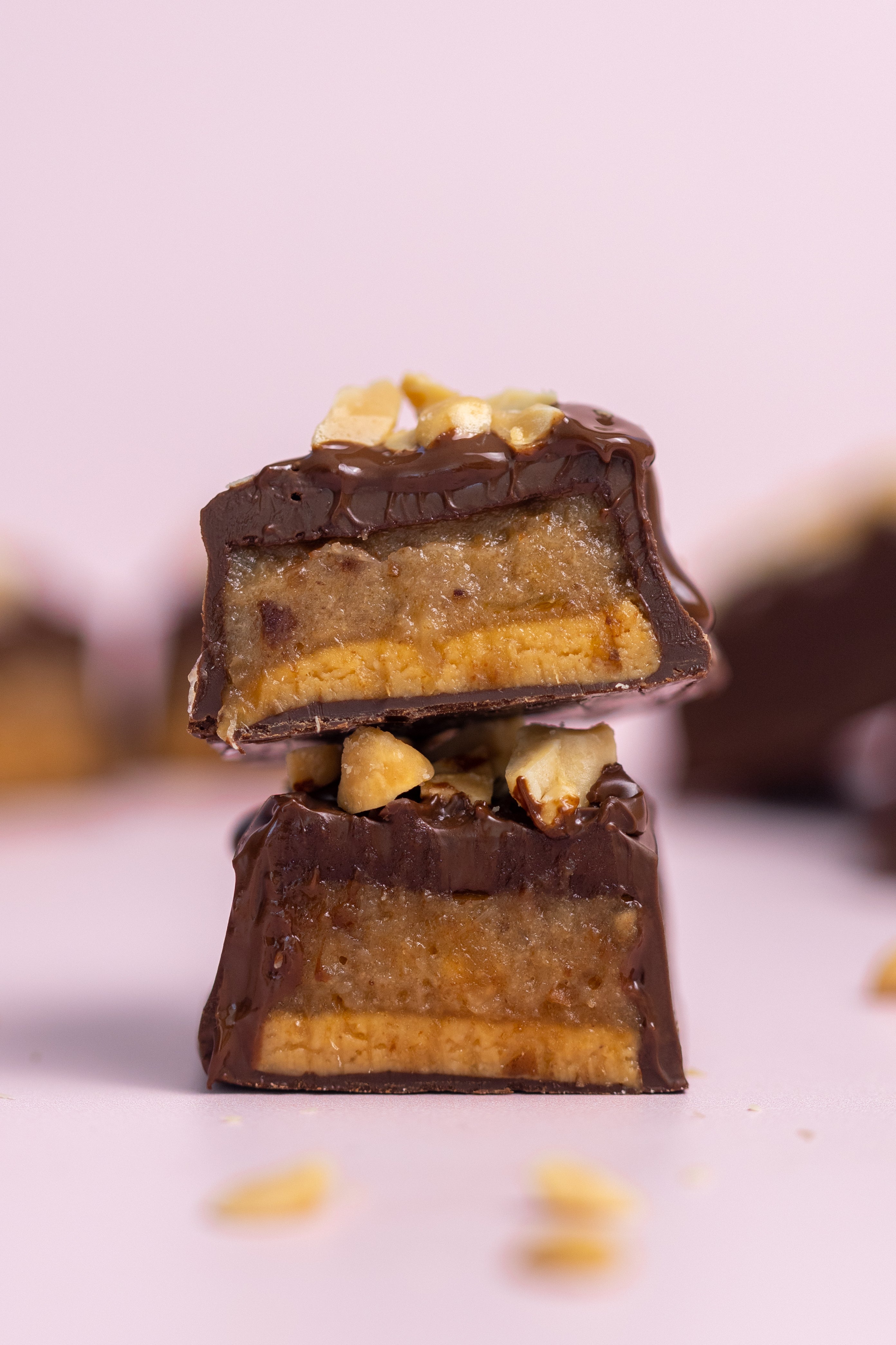 8 x Peanut Nougat Bars (Gluten Free)